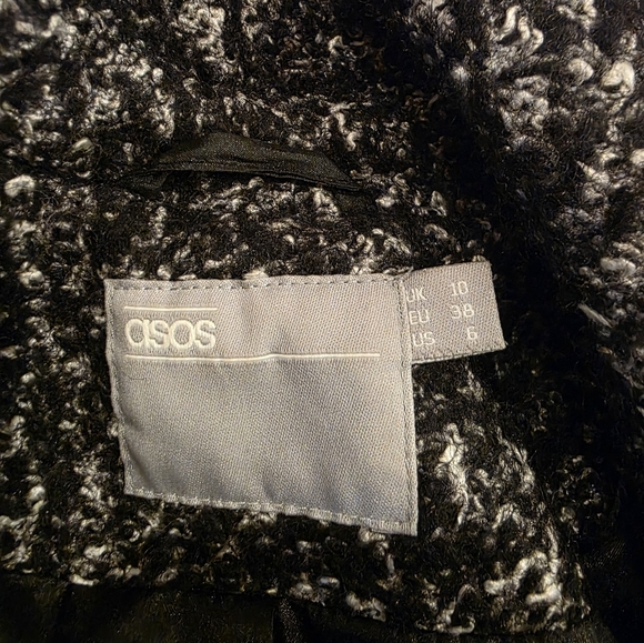 ASOS Marled Cocoon Coat - Picture 3 of 3